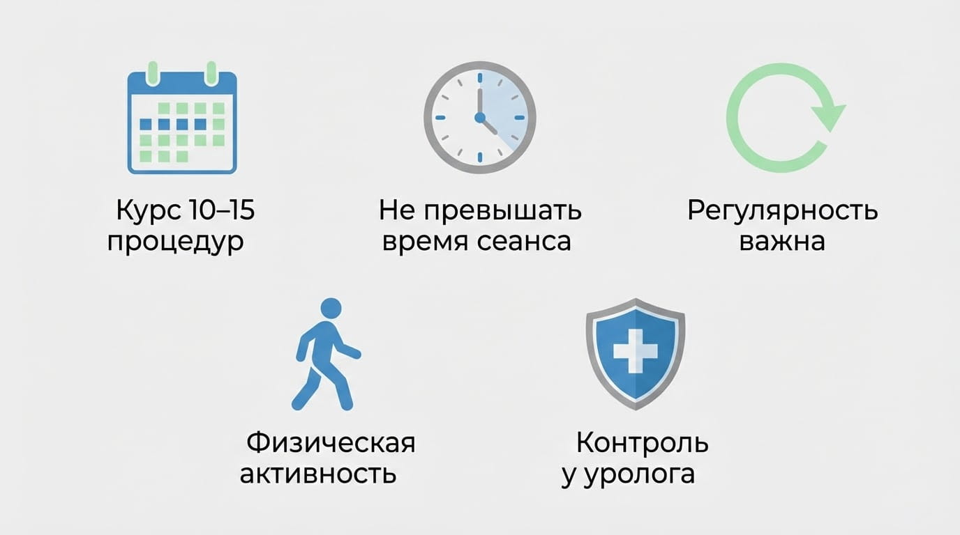 Рекомендации по лечению простатита аппаратом для достижения максимального результата.